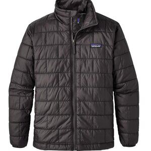 Kids Nano Puff Insulated Jacket Black Size Small (7-8)